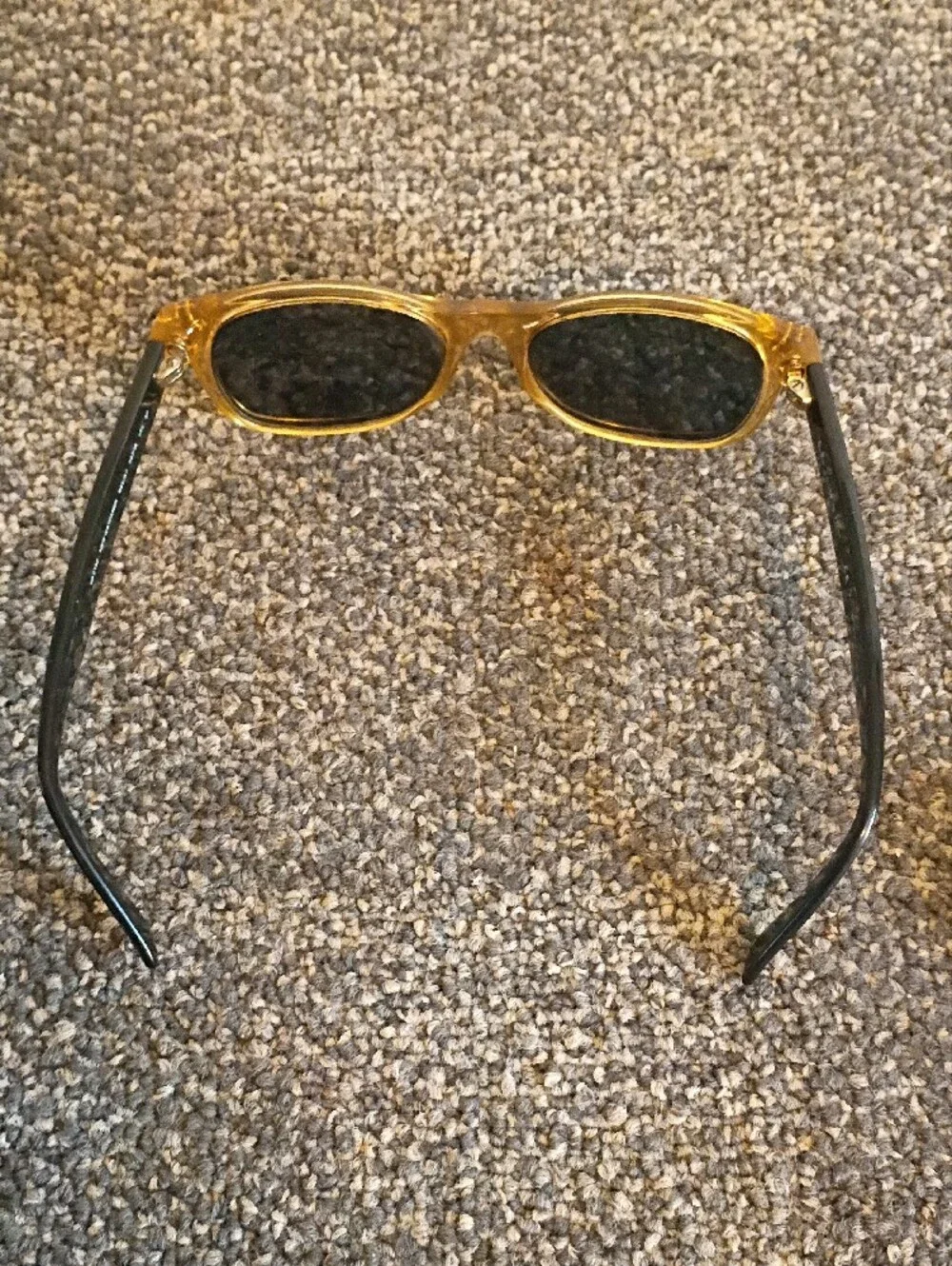 Ray-Ban Amber Frame Sunglasses with Black Lenses Frames ONLY